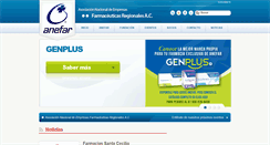 Desktop Screenshot of anefar.com.mx
